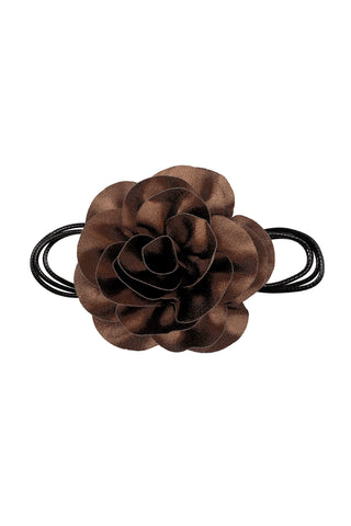 CHOCOLATE FLOWER NECKLACE